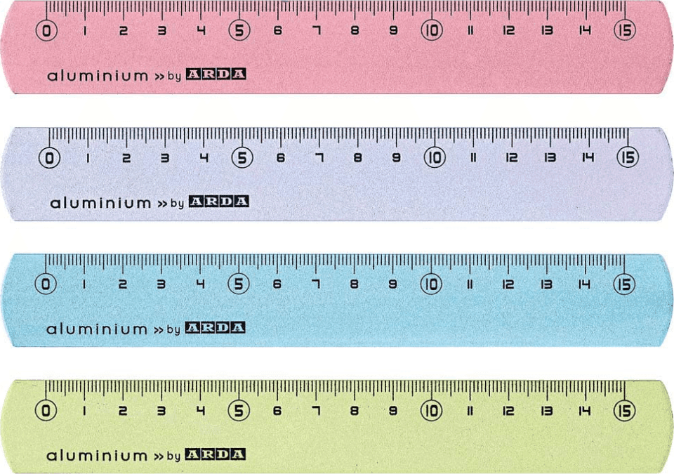 Arda Alluminio Righelli Frost cm.15 - 2
