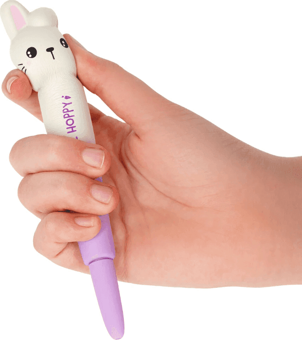 Legami - Penna Gel Antistress - Squeezies - Bunny con inchiostro nero (SQP0005) - 4