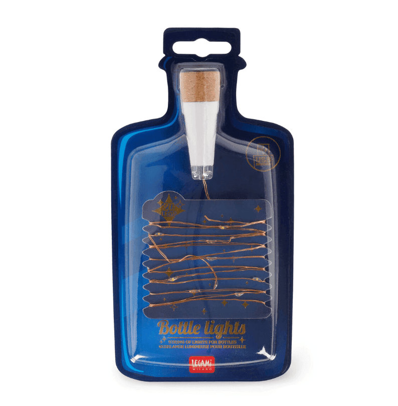 Legami - Catena di 20 Luci Led a Luce Calda per creare Bottiglie Decorative (BLU0001)