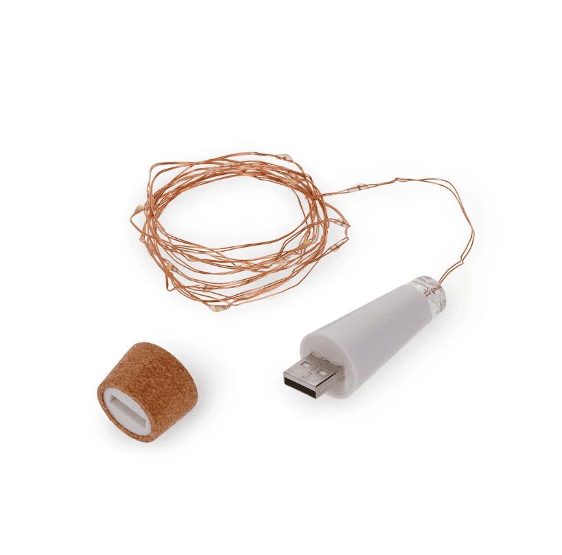 Legami - Catena di 20 Luci Led a Luce Calda per creare Bottiglie Decorative (BLU0001) - 3