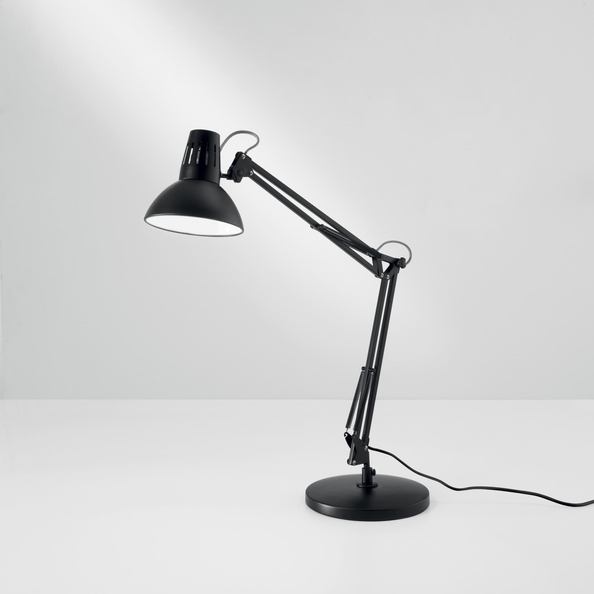 LAMPADA DA TAVOLO ARTIFEX NERA 1XE27 23X23X73,8CM - 2