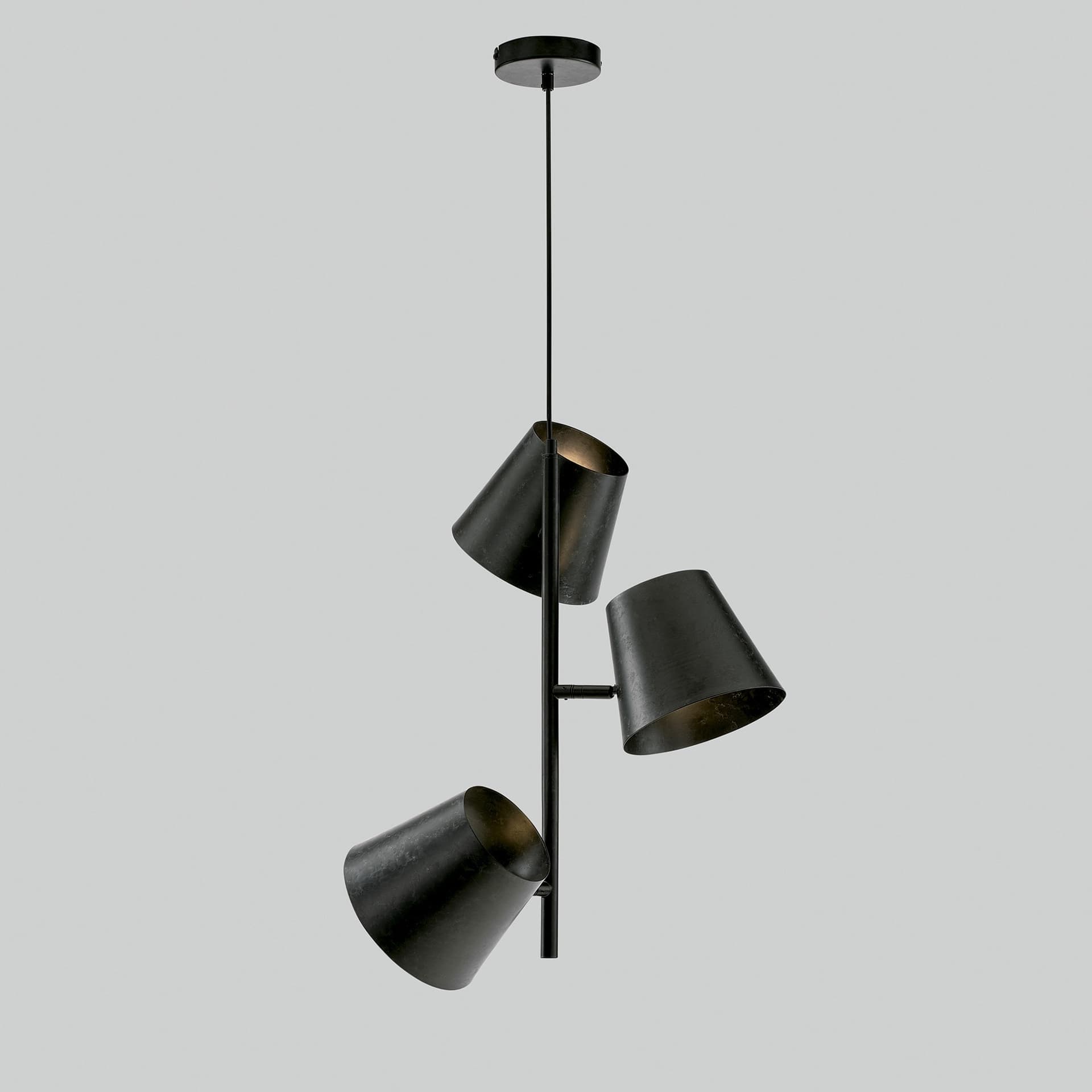 SOSPENSIONE COLT GRIGIA 3XE27 51X212CM - 2