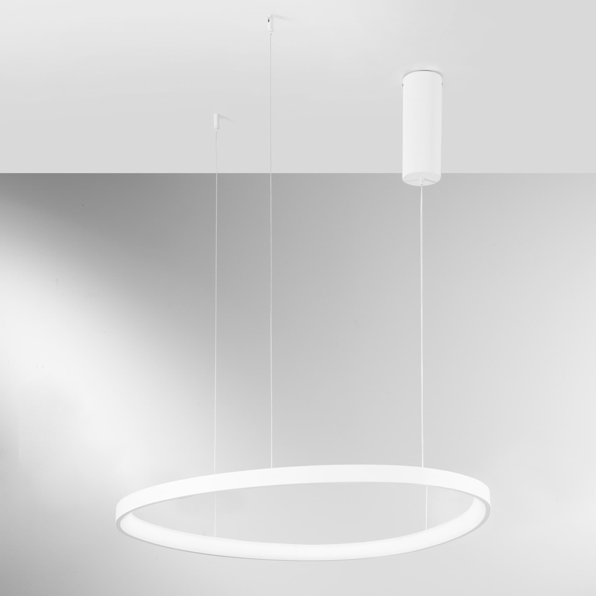 SOSPENSIONE LED KLAPTON BIANCA 80W 11440LM CCT 85X3,5X150CM - 2