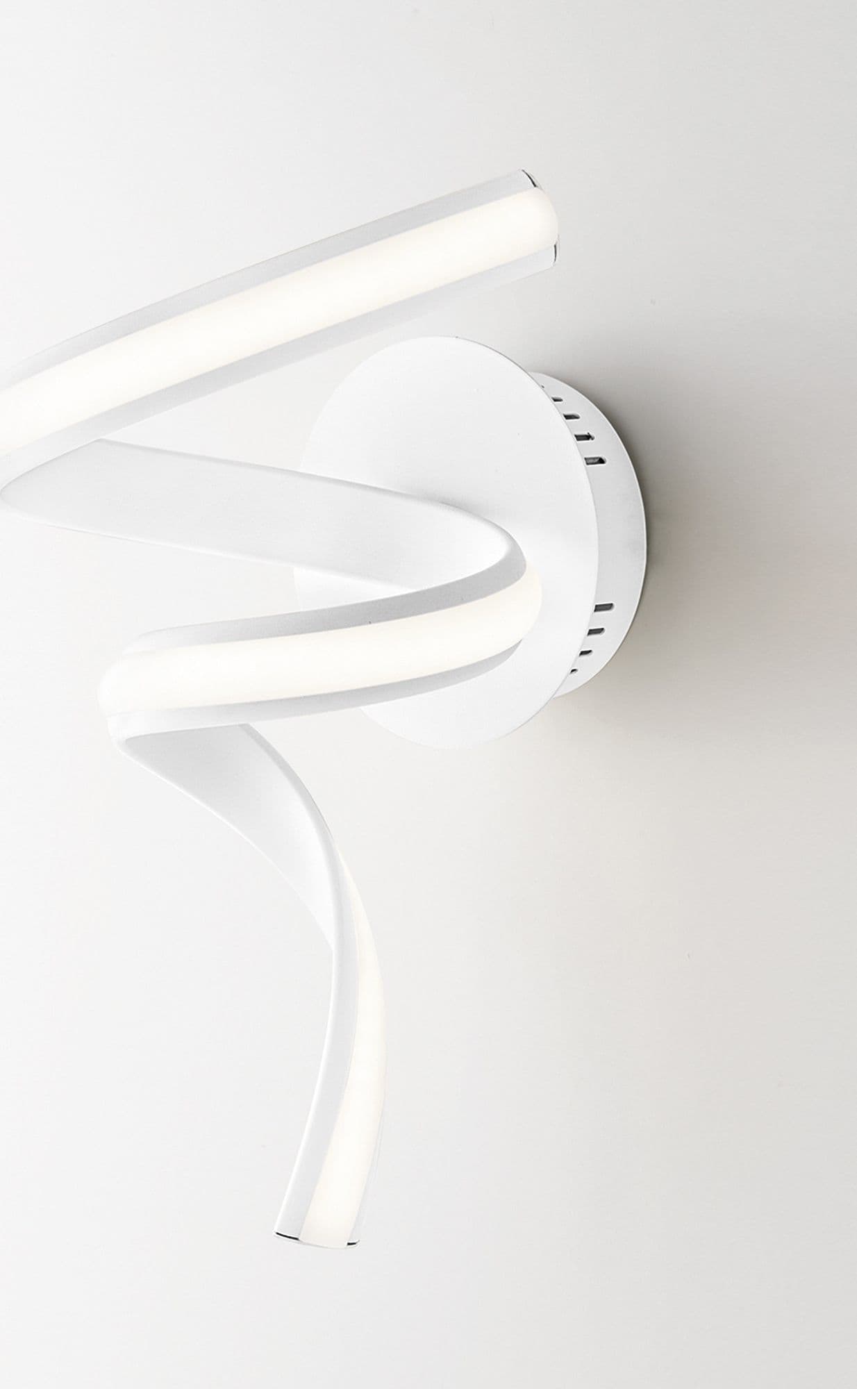 Applique da Parete LED 15W Forma a spirale Bianca - 2