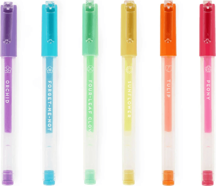 Legami - Set di 6 Penne Gel Pastello Multicolore (PGP0001) - 2