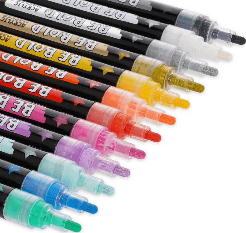 Legami - Pennarello Acrilico con Inchiostro Pigmentato Be Bold (colori assortiti) - 2