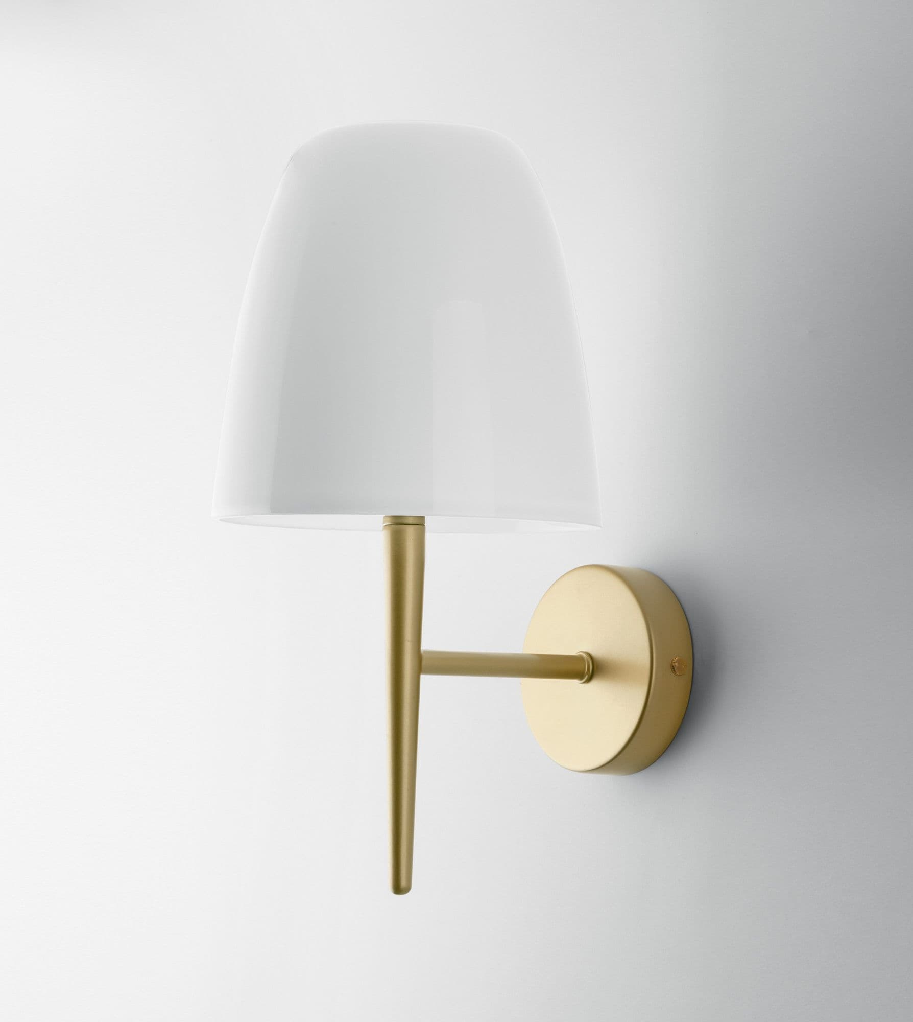Applique Moderna Design versatile Bianca e Trasparente E14 - 2