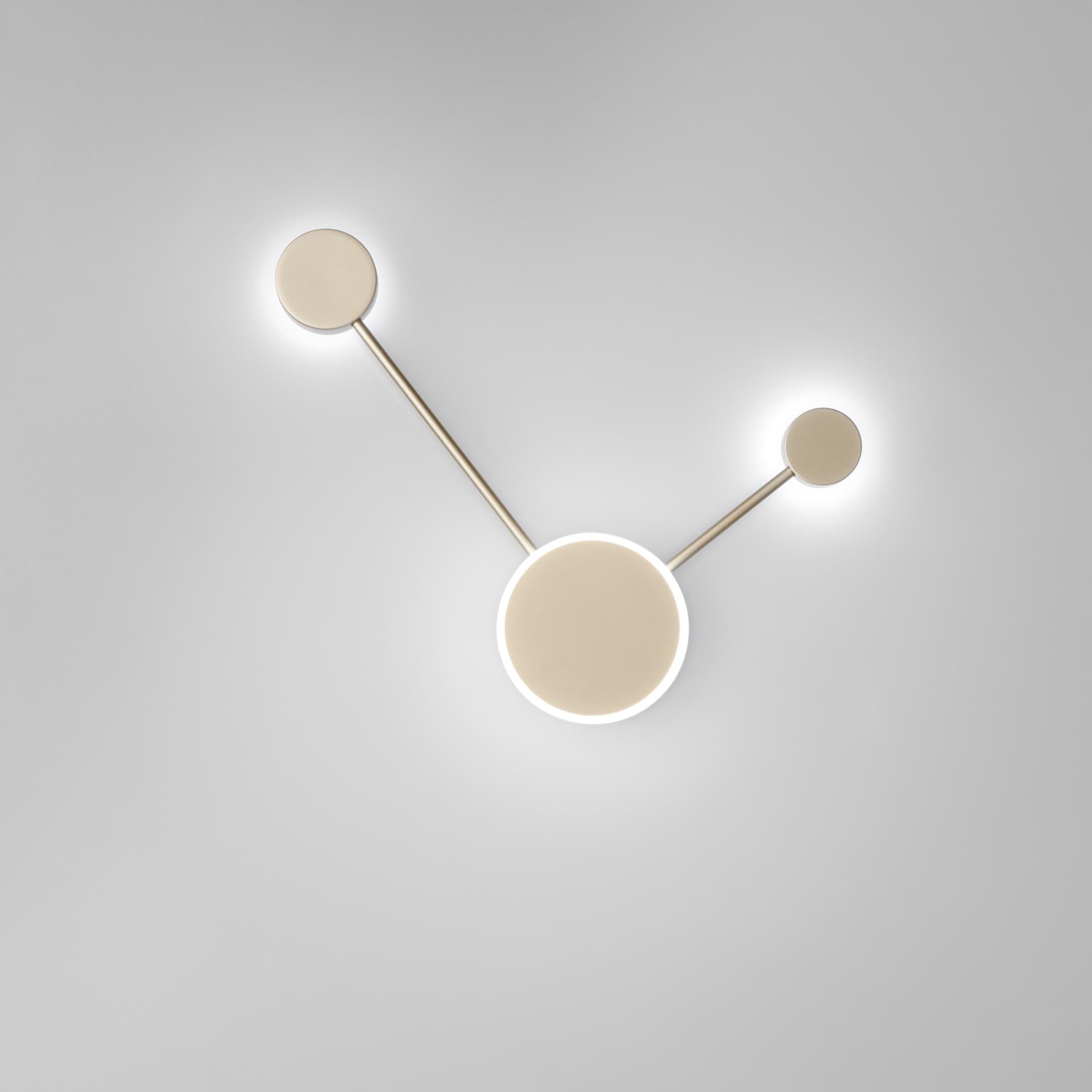 PLAFONIERA LED ETERE ORO 10W 1380LM CCT 33X6X45CM - 2