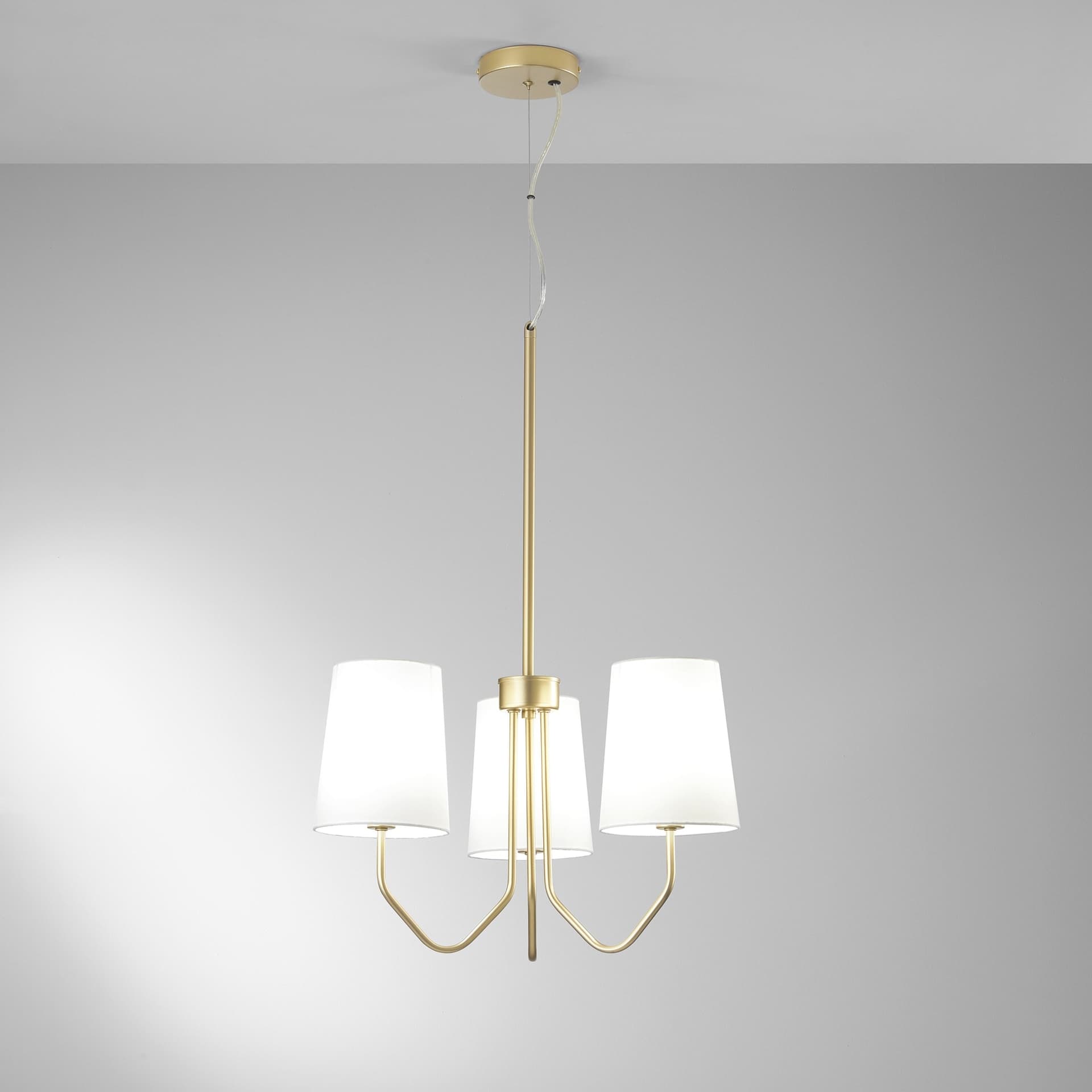 SOSPENSIONE SALLY ORO 3XE14 50X150CM - 2