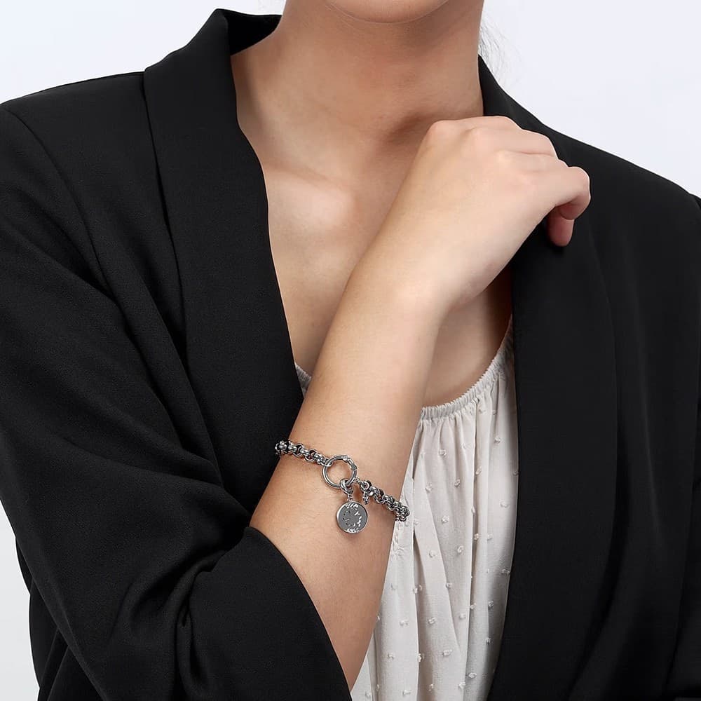 Bracciale MORELLATO donna Drops acciaio / quadrifoglio (SCZ1261) - 4