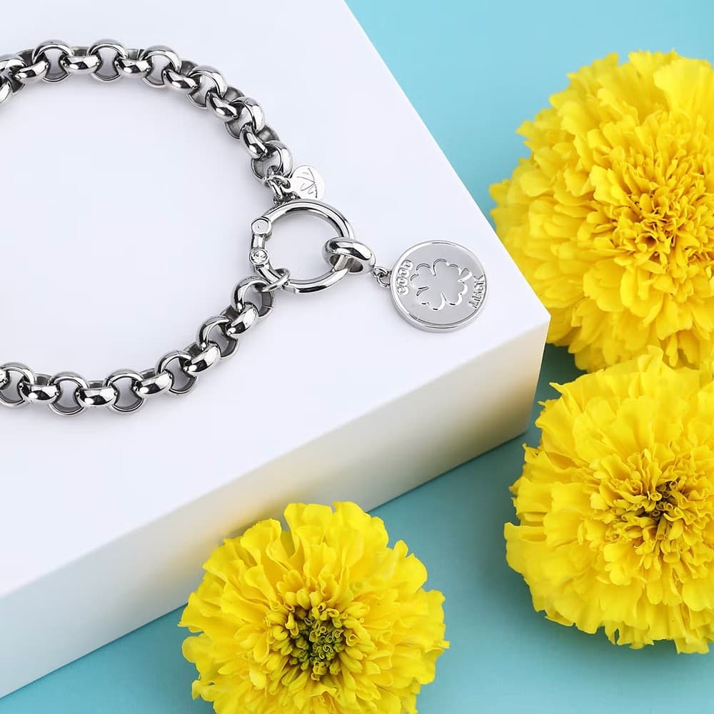 Bracciale MORELLATO donna Drops acciaio / quadrifoglio (SCZ1261) - 5