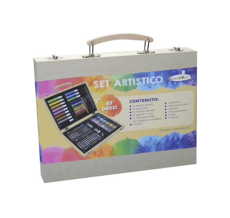 IBS - Set Artistico Creativon con 67 Pezzi per Colorare - 2