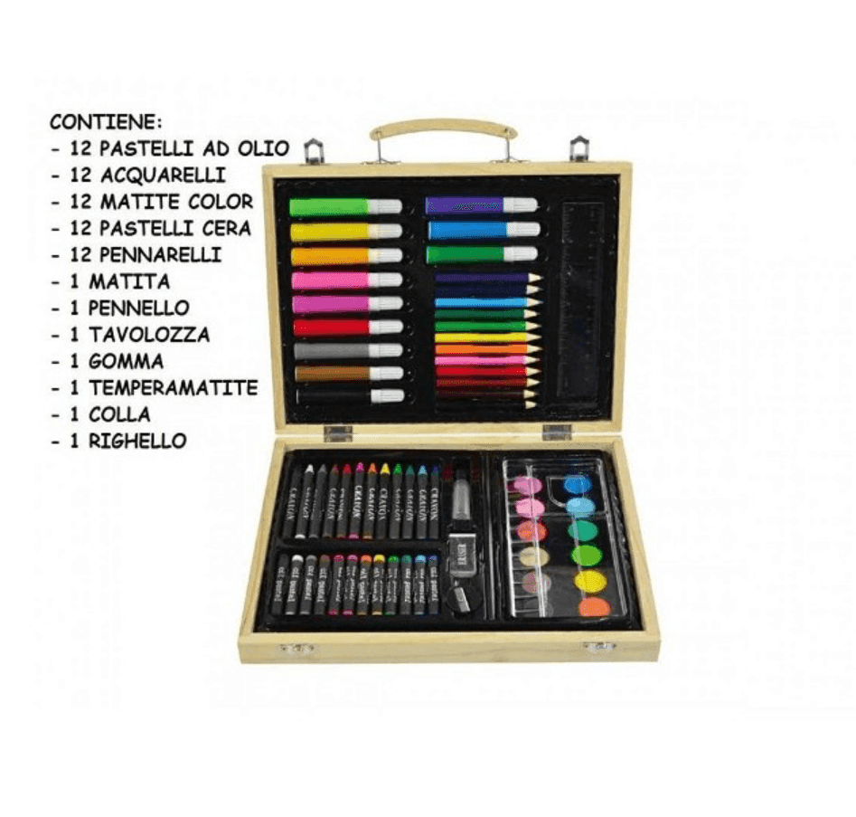 IBS - Set Artistico Creativon con 67 Pezzi per Colorare - 3