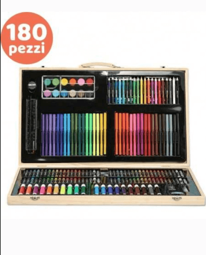 IBS - Set Artistico Creativon con 180 Pezzi per Colorare - 2