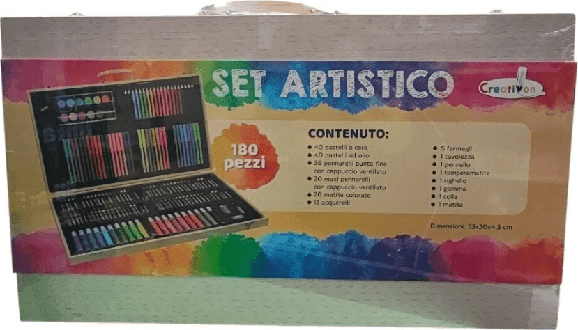 IBS - Set Artistico Creativon con 180 Pezzi per Colorare - 3