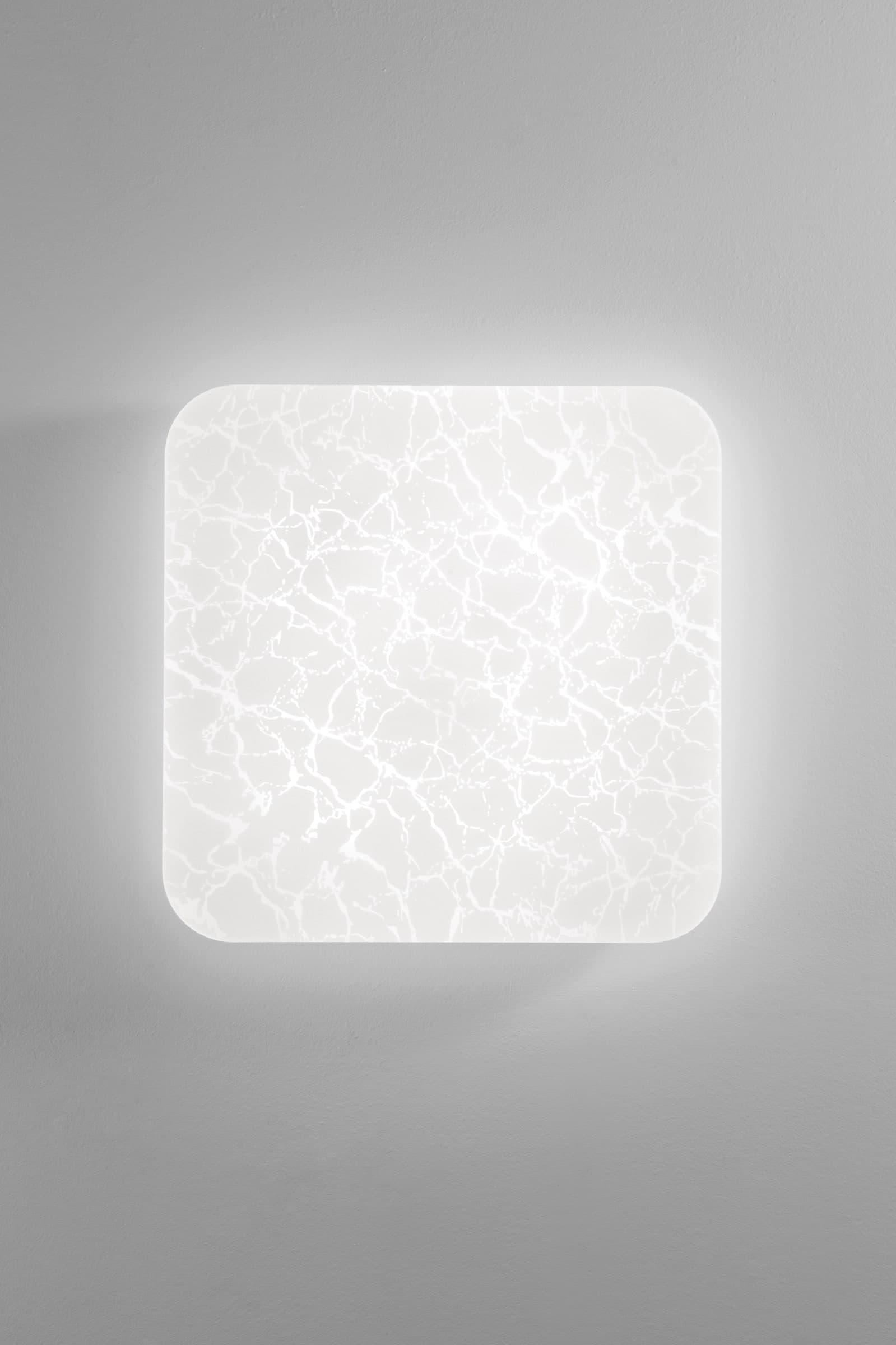 PLAFONIERA GROWLER BIANCA IN PMMA 40W CCT 3000/4000/6500K 50X50CM*8CM - 2