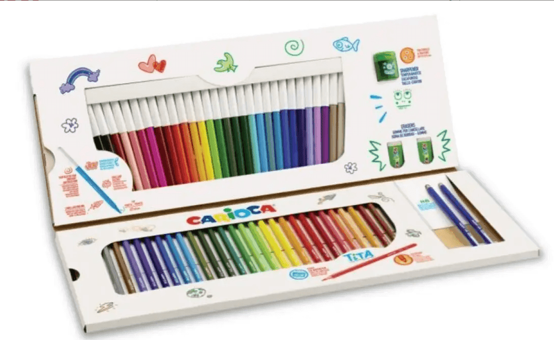 Carioca - Coloring Set per colorare da 65 Pz (45181) - 3