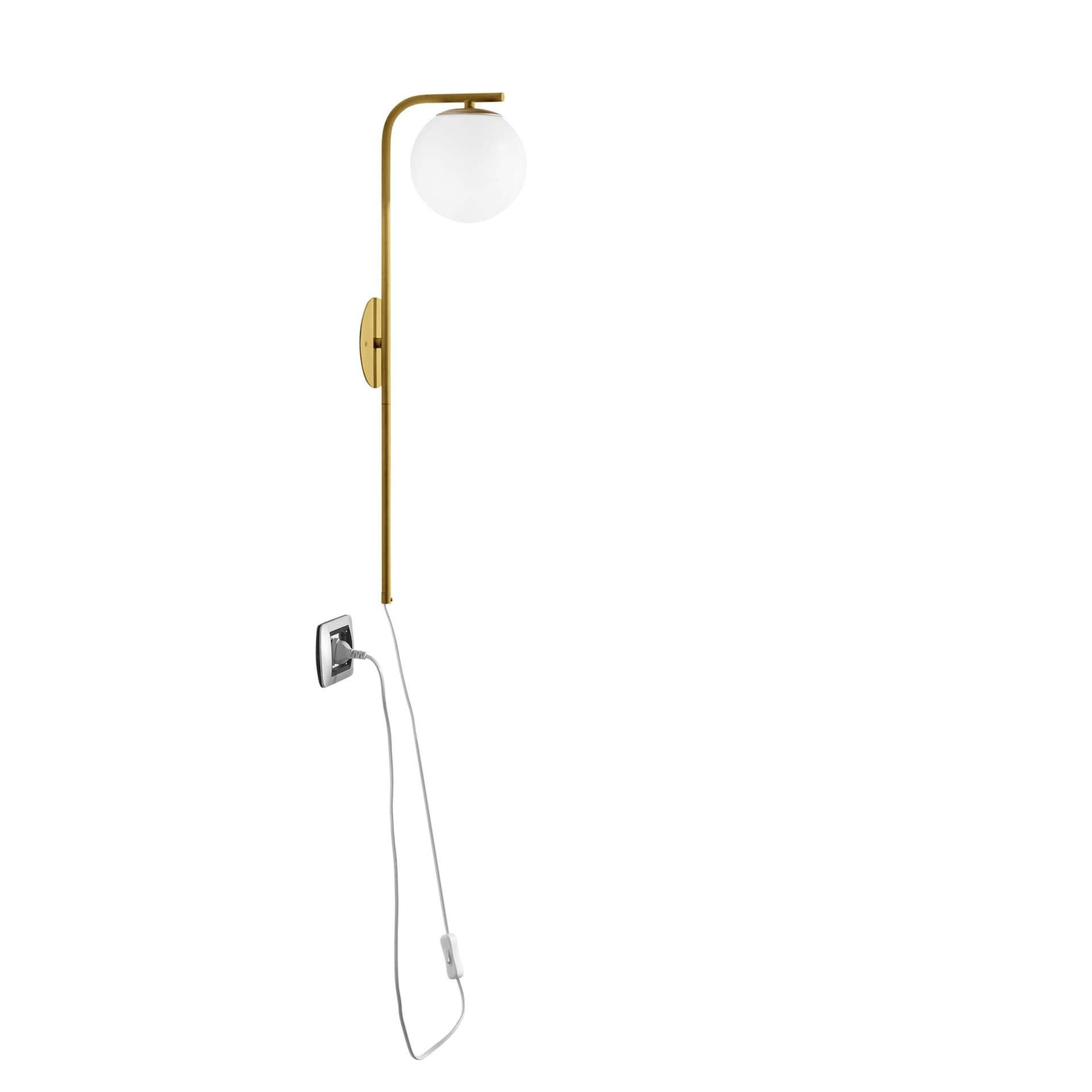 Applique Moderna Verticale Oro Nera o Bianca E14 - 1
