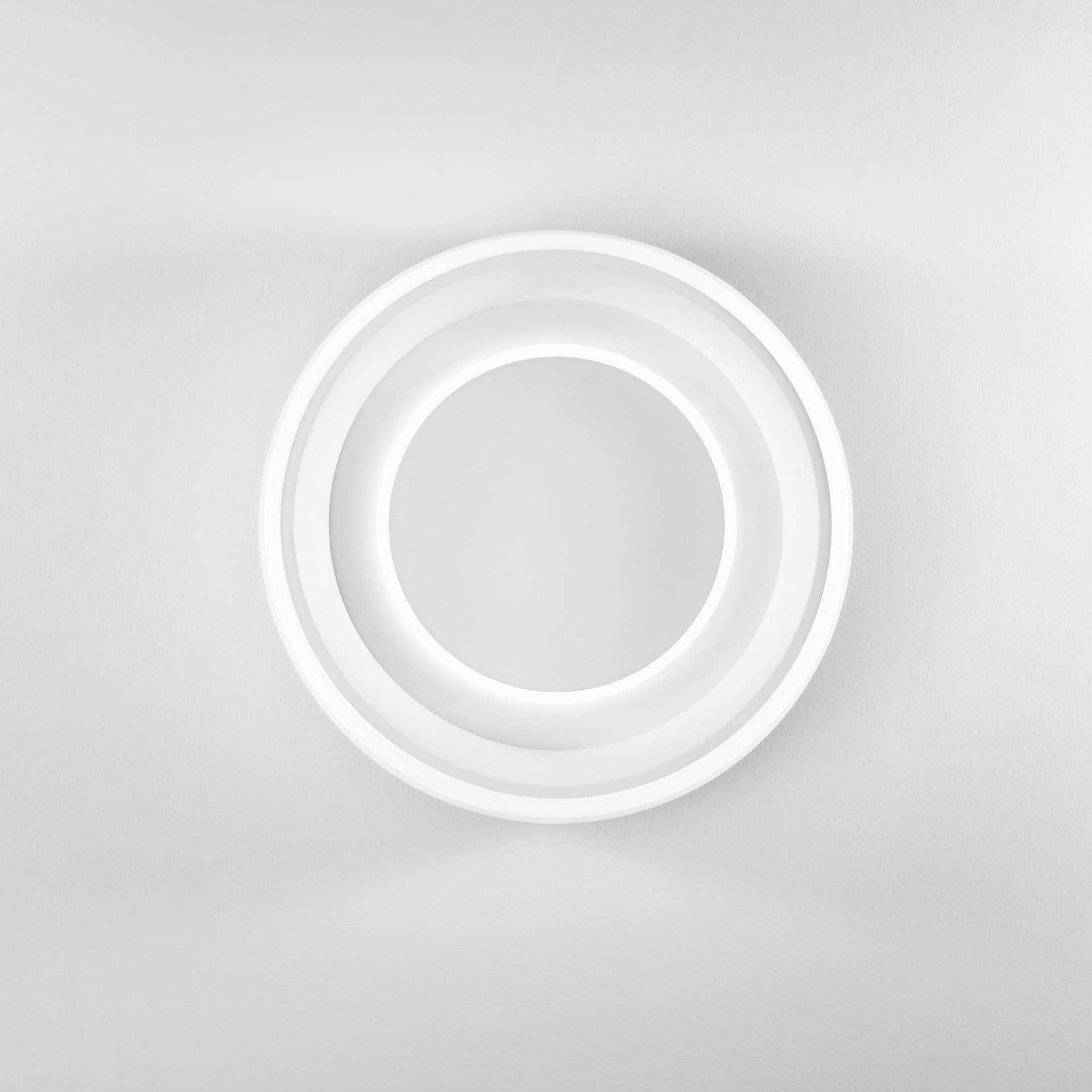 PLAFONIERA LED NURAX TONDA BIANCA 45W 6160LM CCT 49,5X9,6CM - 2