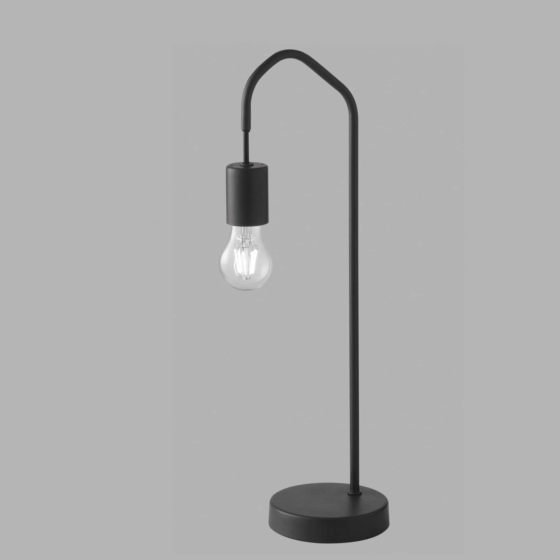 LUME HABITAT NERO 1XE27 17X48CM - 2