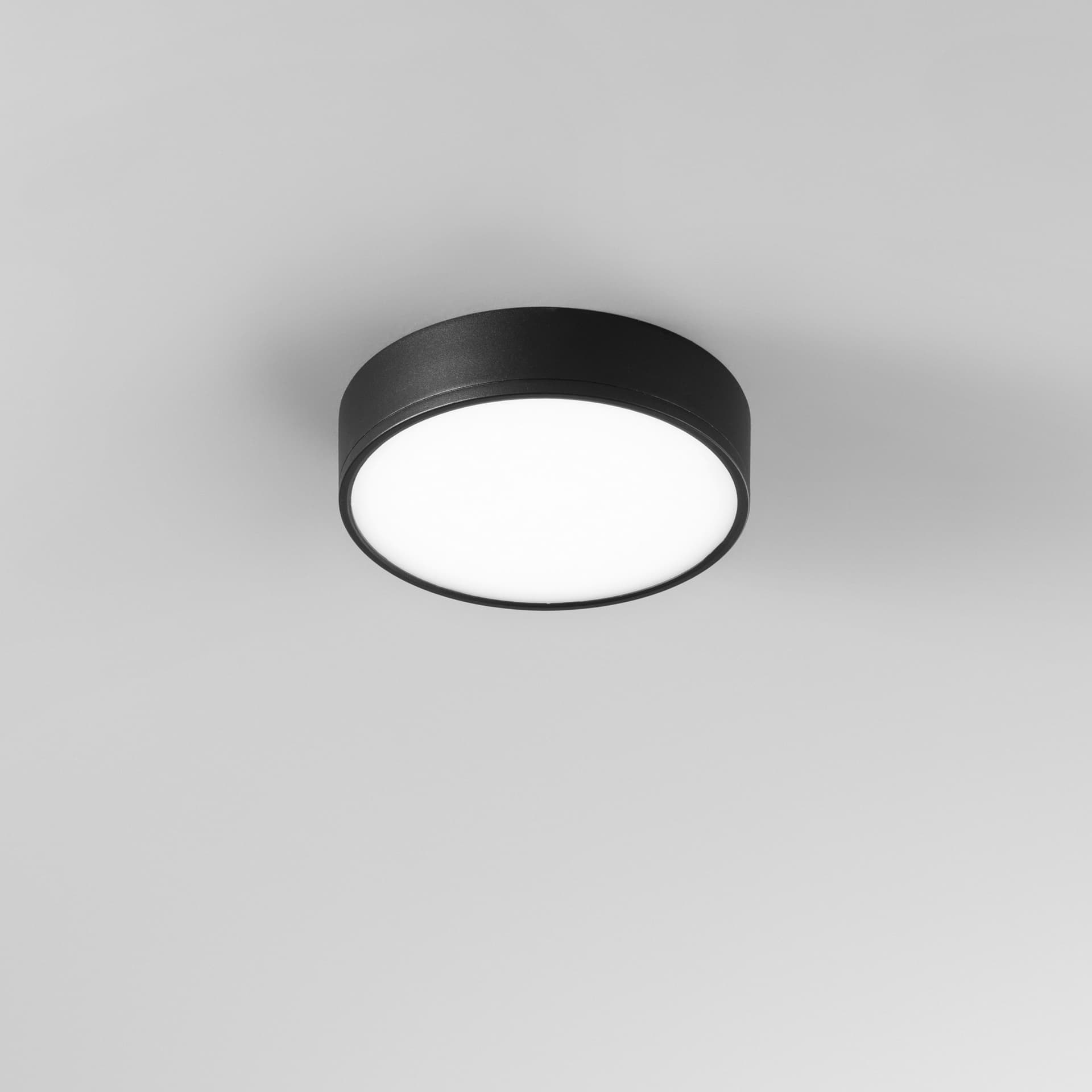Plafoniera Moderna LED 36W Rotonda Nera - 2