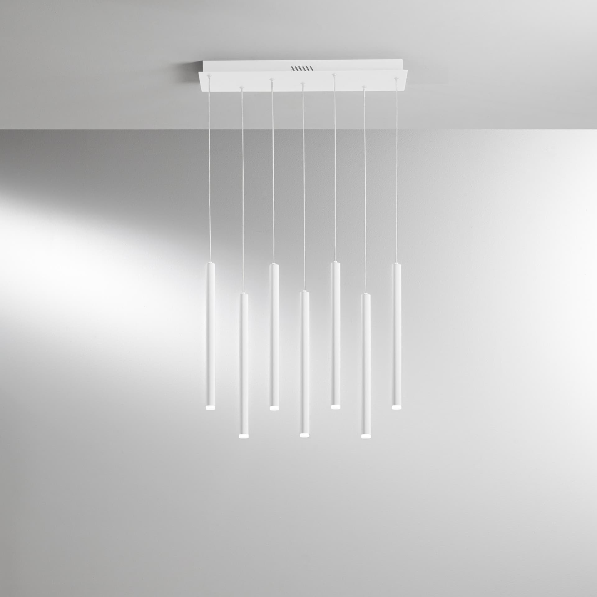 SOSPENSIONE LED PYPE BIANCA 35W 3290LM CCT 2,5X41X200CM - 2
