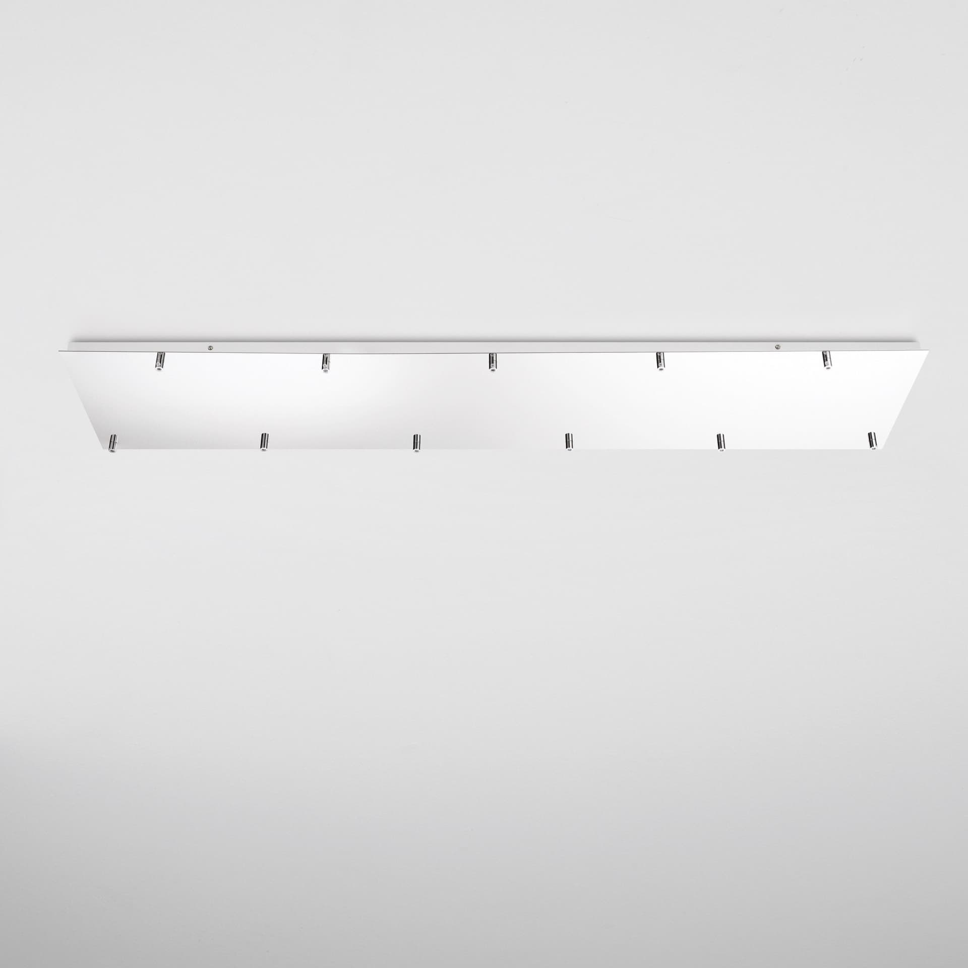 MONTATURA RETTANGOLARE CROMO A 11 FORI 142X30X4,1CM - 2