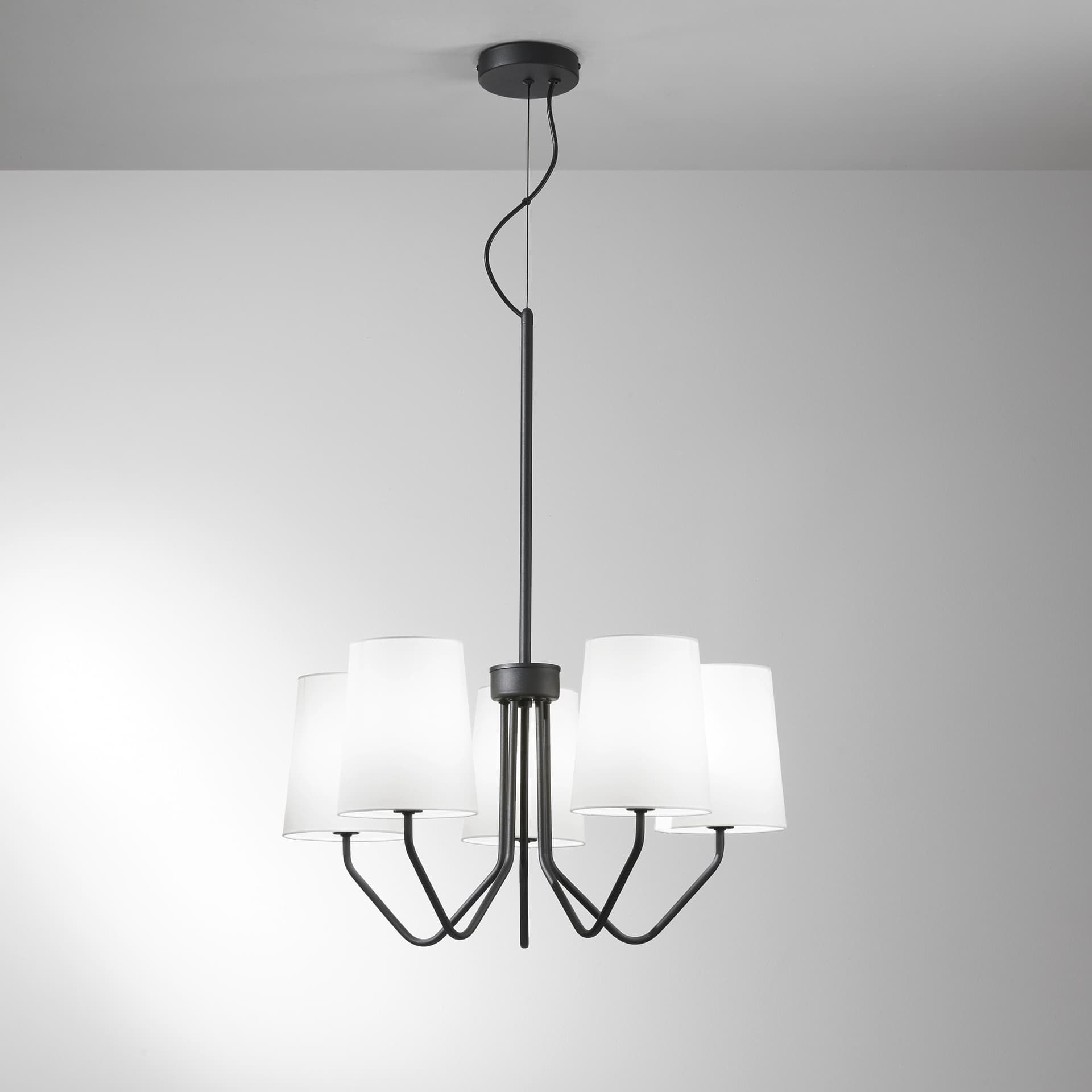 SOSPENSIONE SALLY NERA 5XE14 60X150CM - 2
