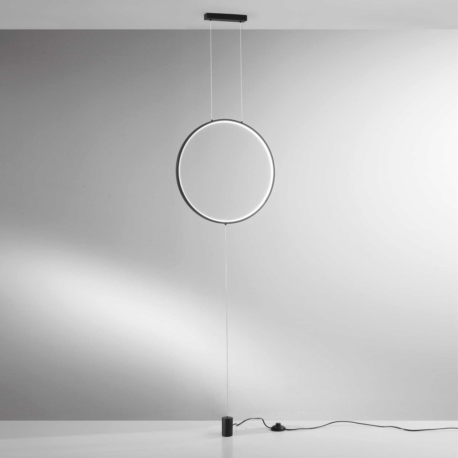 PIANTANA LED PORTAL NERA 20W 2400LM CCT 50X50X400CM - 2