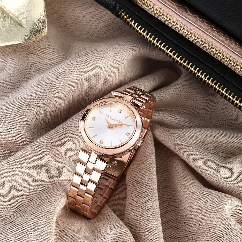 Trussardi T-Shiny – Orologio Donna Oro Rosa Minimal Chic (R2453145512) - 6