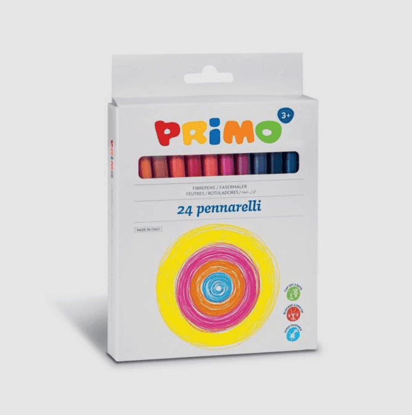 Primo - Pennarelli Punta Fine Conf. da 24 Pz (602PEN24) - 2