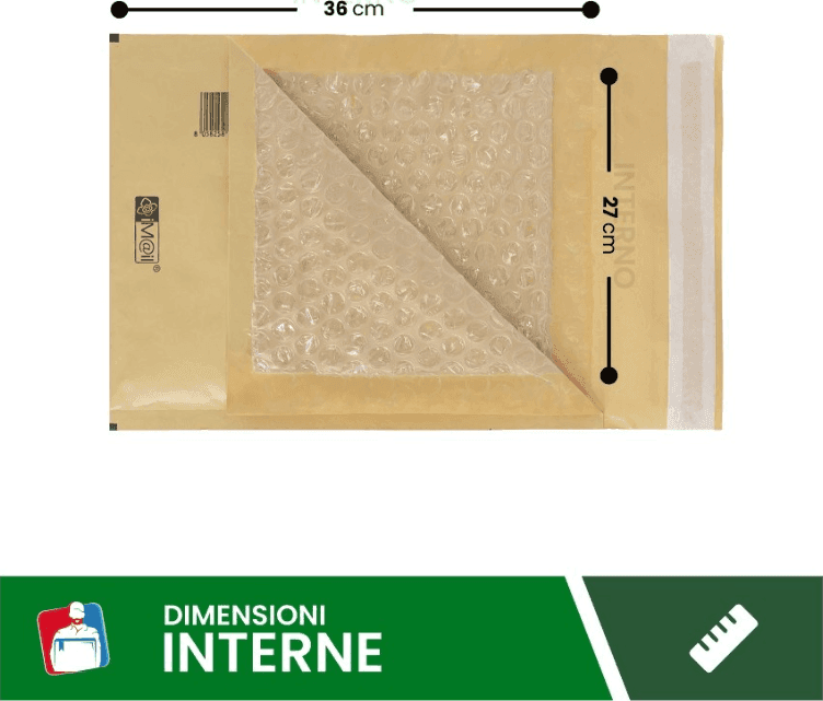 Cartospedia - Buste Postali Imbottite con Pluriball 27X36 cm (18/H) - 3