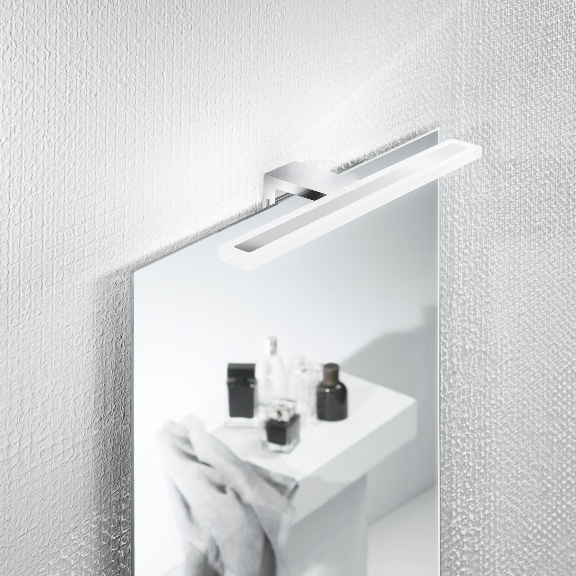 Applique Specchio o Parete LED 8W Cromo IP44 30cm - 2