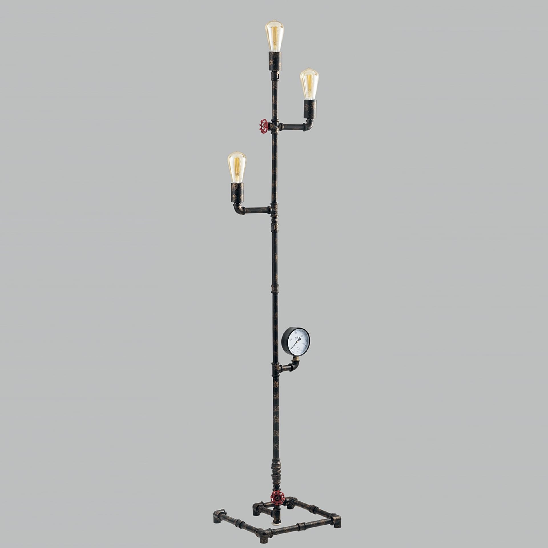 PIANTANA AMARCORD RUGGINE 3XE27 31X31X159CM - 2