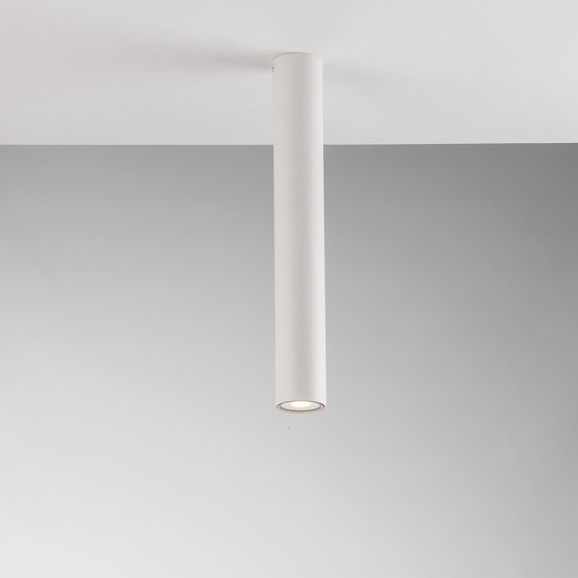 PLAFONIERA FLUKE TONDA BIANCA 1XGU10 5,5X5,5X40CM - 2