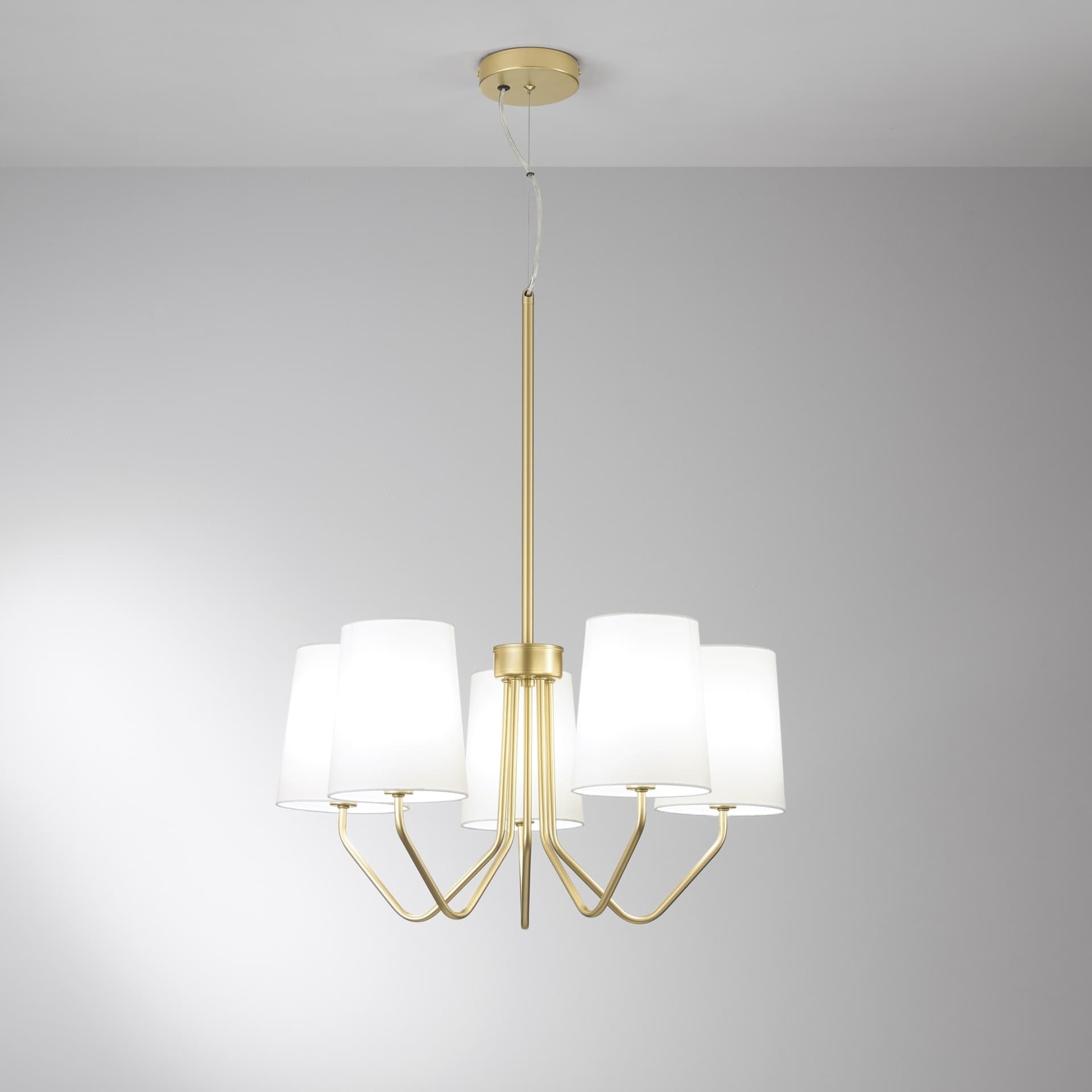 SOSPENSIONE SALLY ORO 5XE14 60X150CM - 2