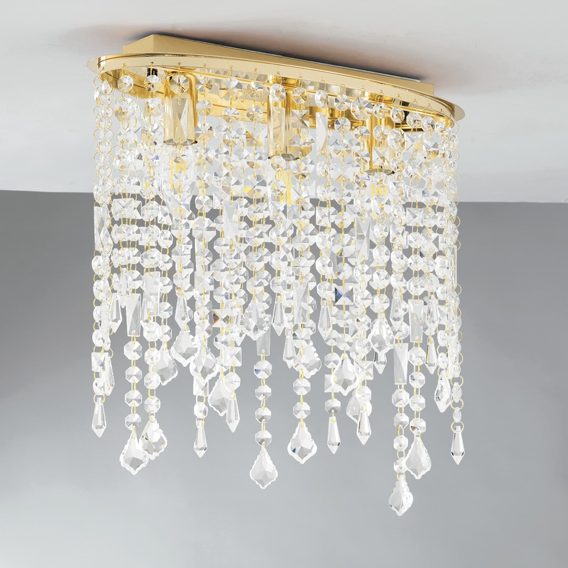 PLAFONIERA BREEZE ORO 3XE14 40X15,5X36CM - 2