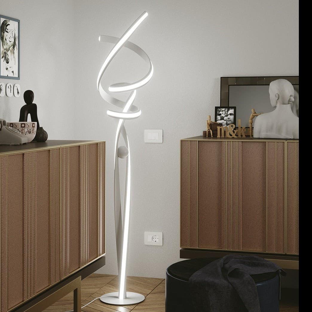 PIANTANA LED MYSTRAL BIANCA 36W 5600LM CCT 26X25X160CM - 2