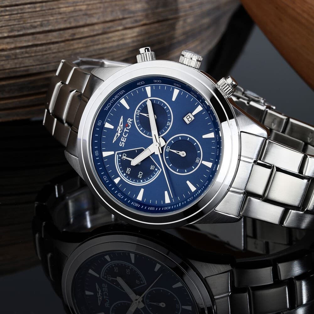 Sector 670 – Orologio Uomo Acciaio Quadrante Blu (R3273740006) - 5