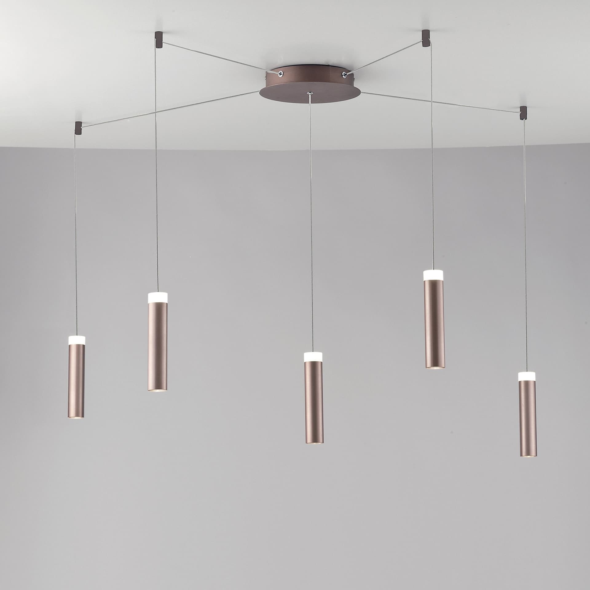 PLAFONIERA LED CANDLE BRONZO 35W 3600LM 4000K 400X20X4CM - 2