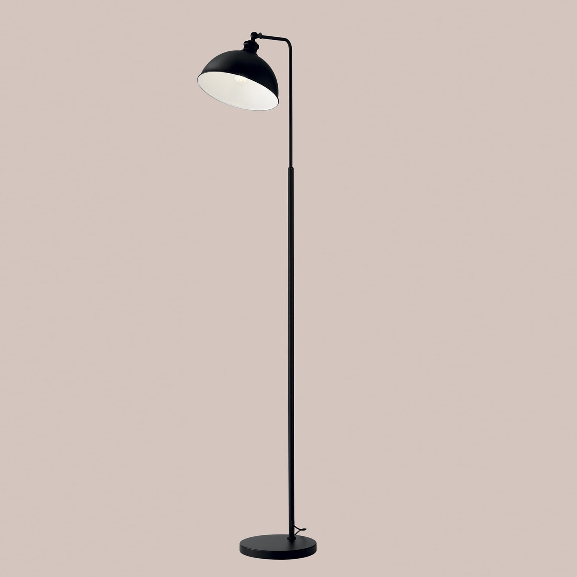 PIANTANA CHARLESTON NERA 1XE27 25X40X165CM - 2