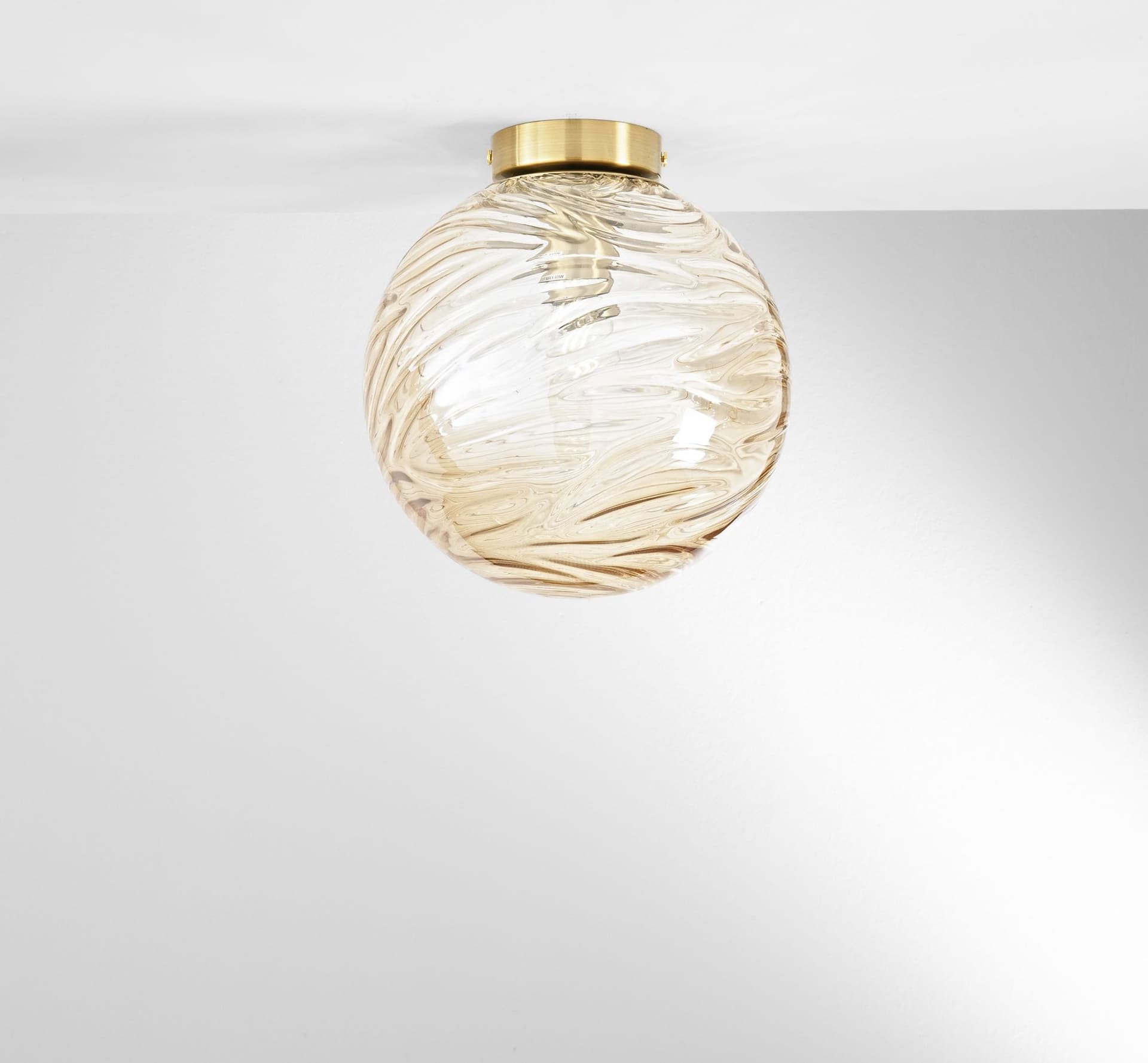 PLAFONIERA NEREIDE CHAMPAGNE 1XE27 25X25CM - 2