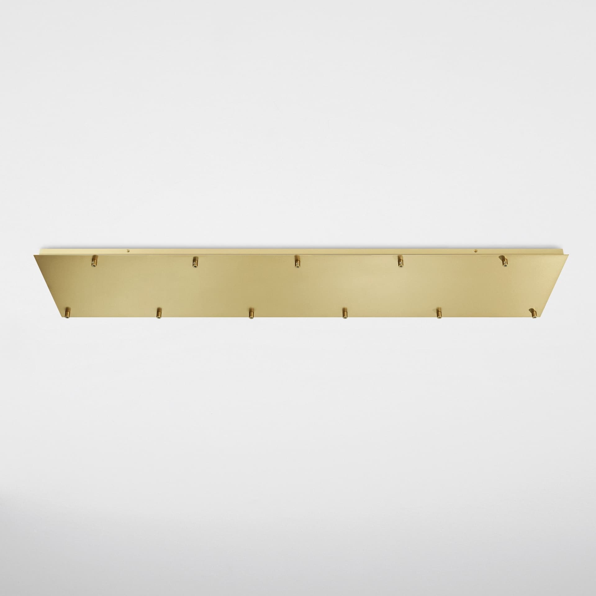 MONTATURA RETTANGOLARE BRUNITO A 11 FORI 142X30X4,1CM - 2