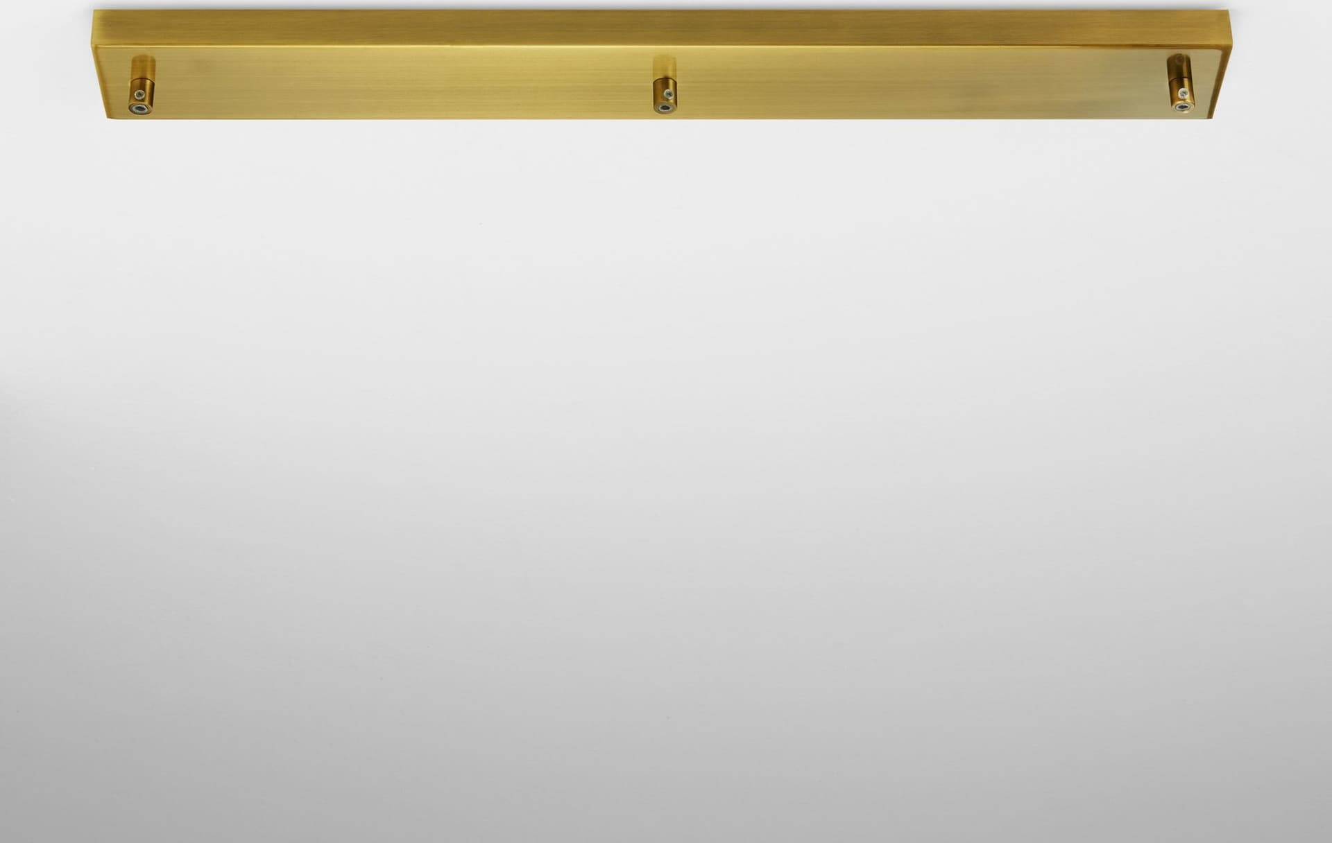 MONTATURA RETTANGOLARE BRUNITO A 3 FORI 67X10X4,1CM - 2