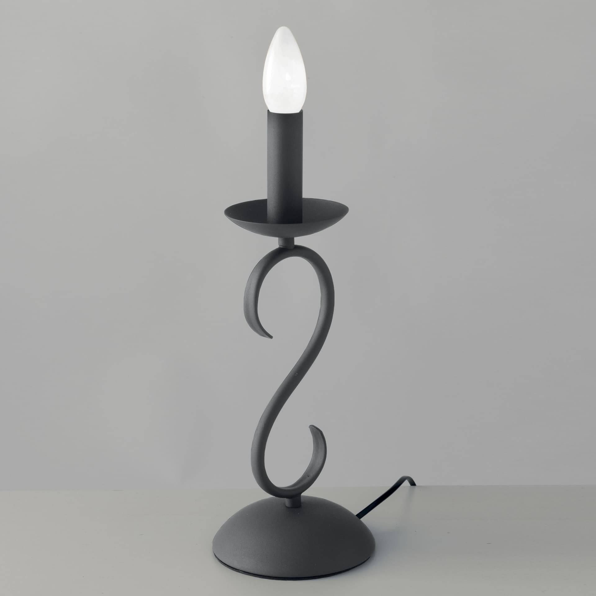LUME BEATRICE ANTRACITE 1XE14 14X33CM - 2