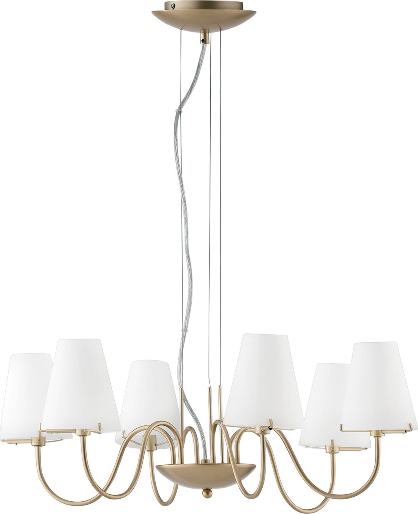 SOSPENSIONE CANTO ORO/BIANCA 6XG9 65,6X150CM
