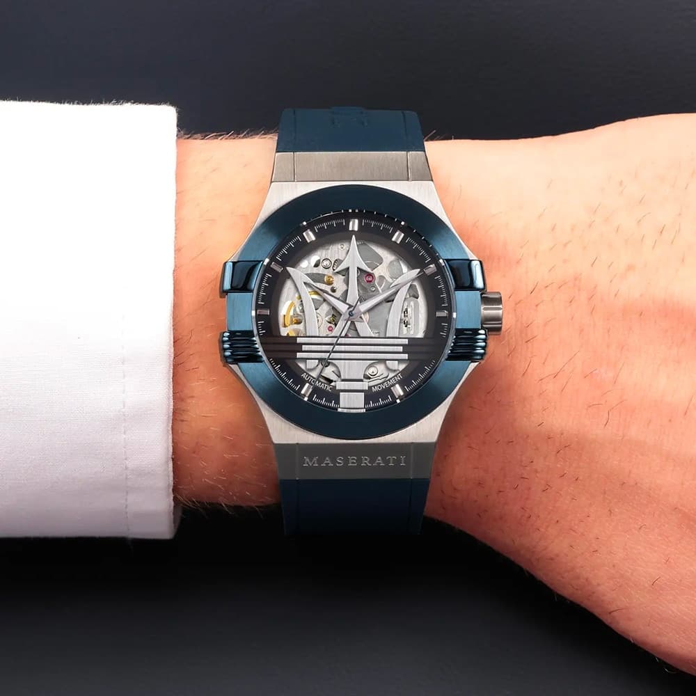 Maserati Potenza – Orologio Uomo Automatico Blu (R8821108035) - 3