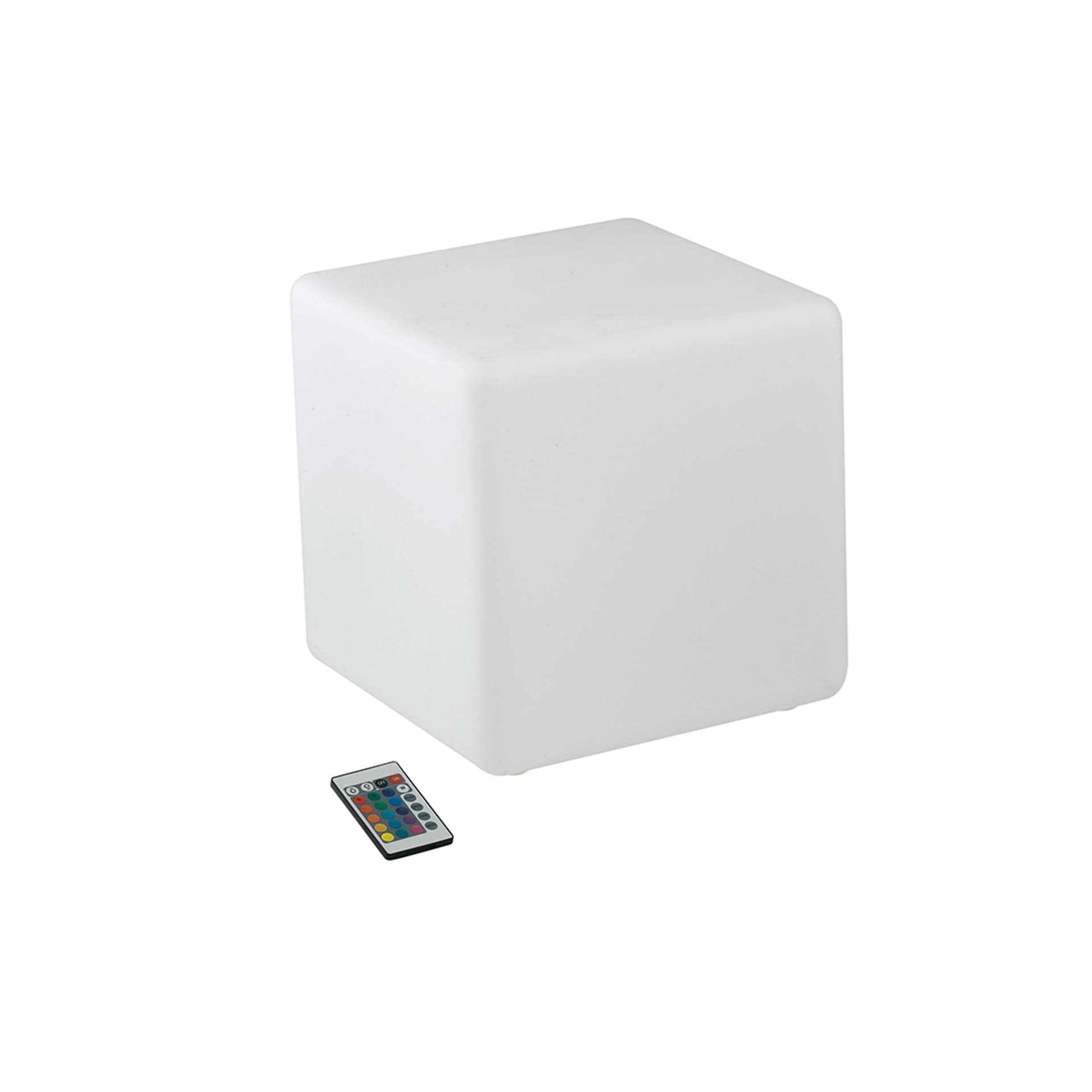 LUME DA GIARDINO GECO CUBO BIANCO 1XE27 IP65 30X30X30CM
