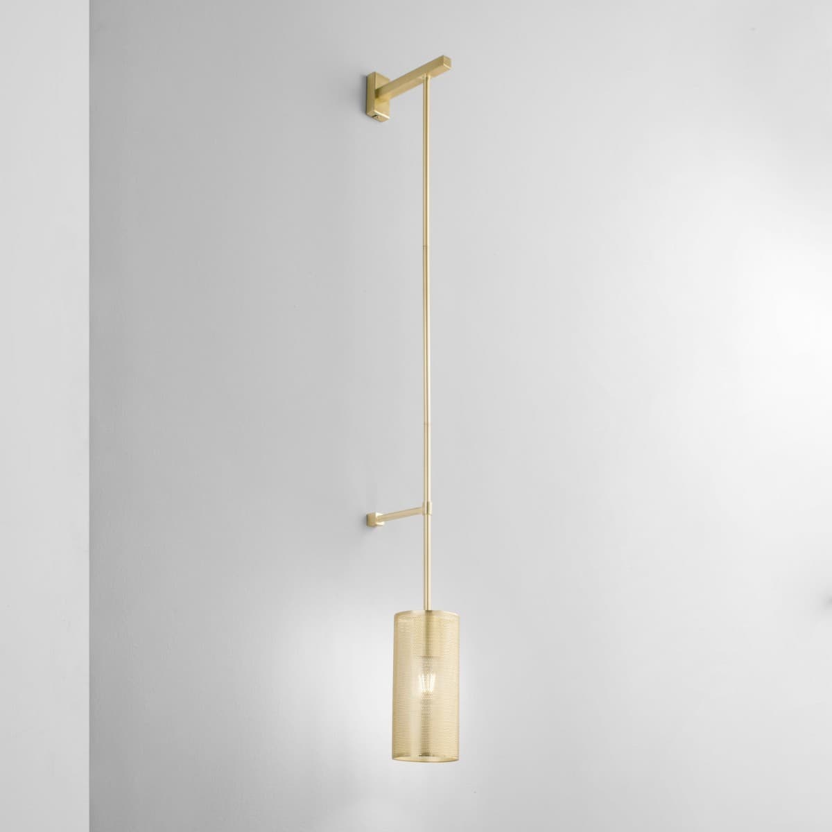 Applique Moderna Pendente a parete Oro o Nera E27 - 5