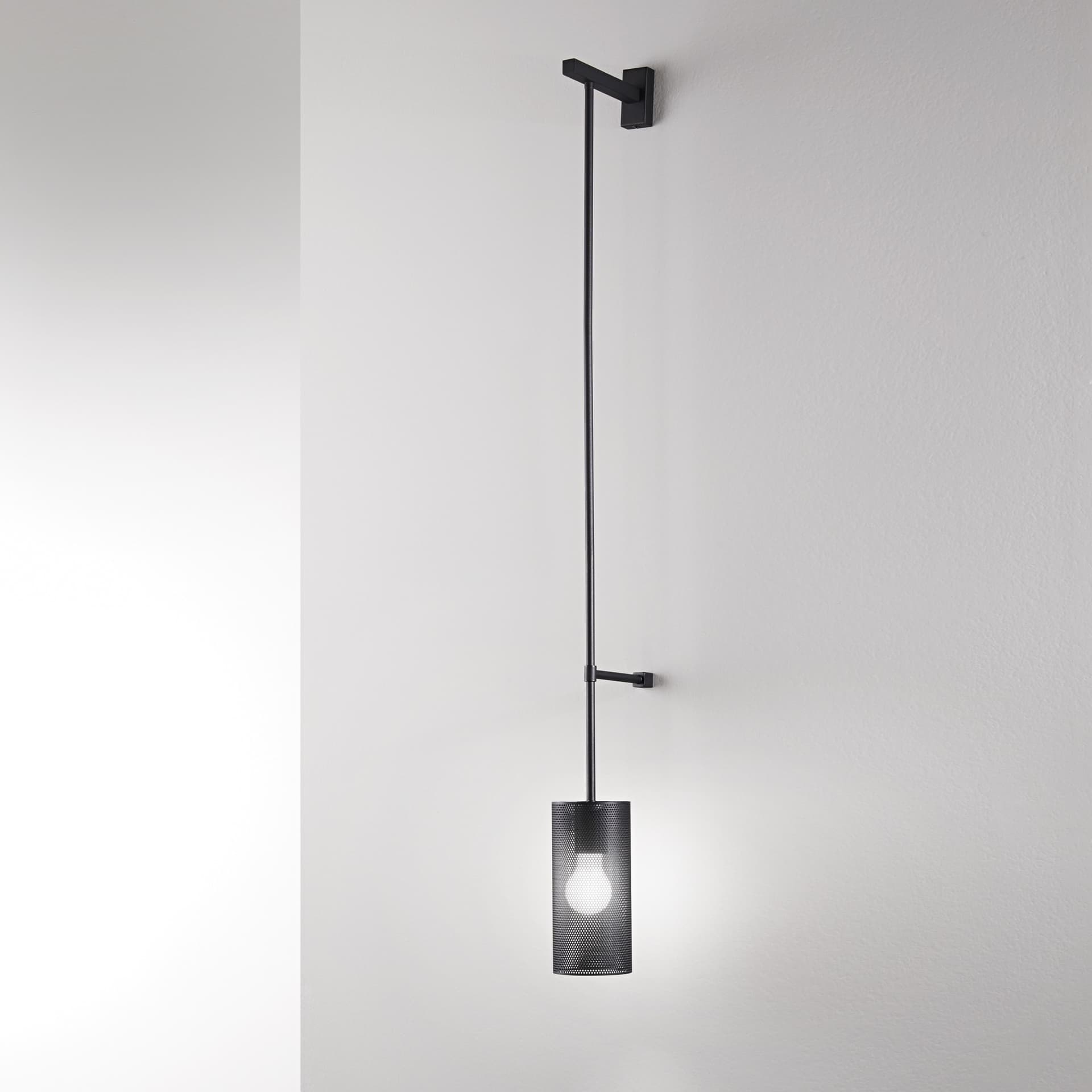 Applique Moderna Pendente a parete Oro o Nera E27 - 2